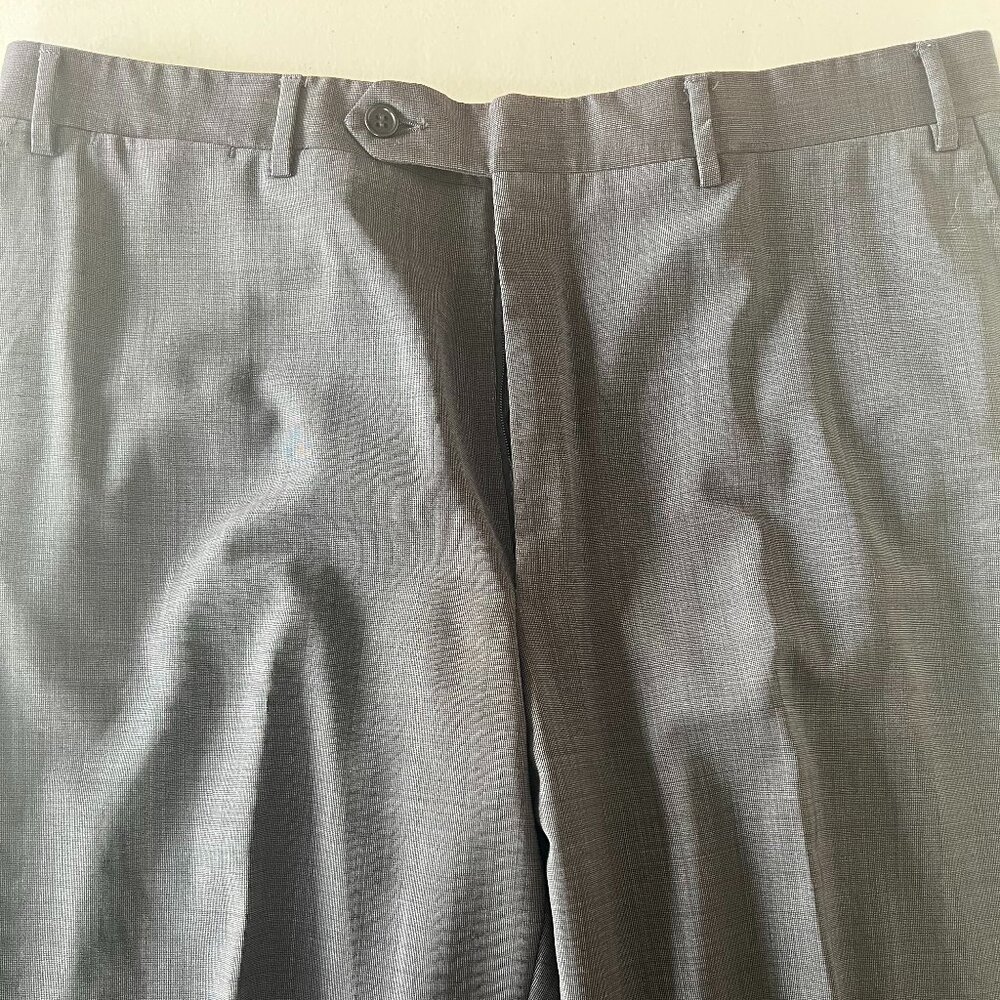 CANALI Current 1934 Gray Wool Flat Front Dress Pants Trousers - EU 54/ US 36